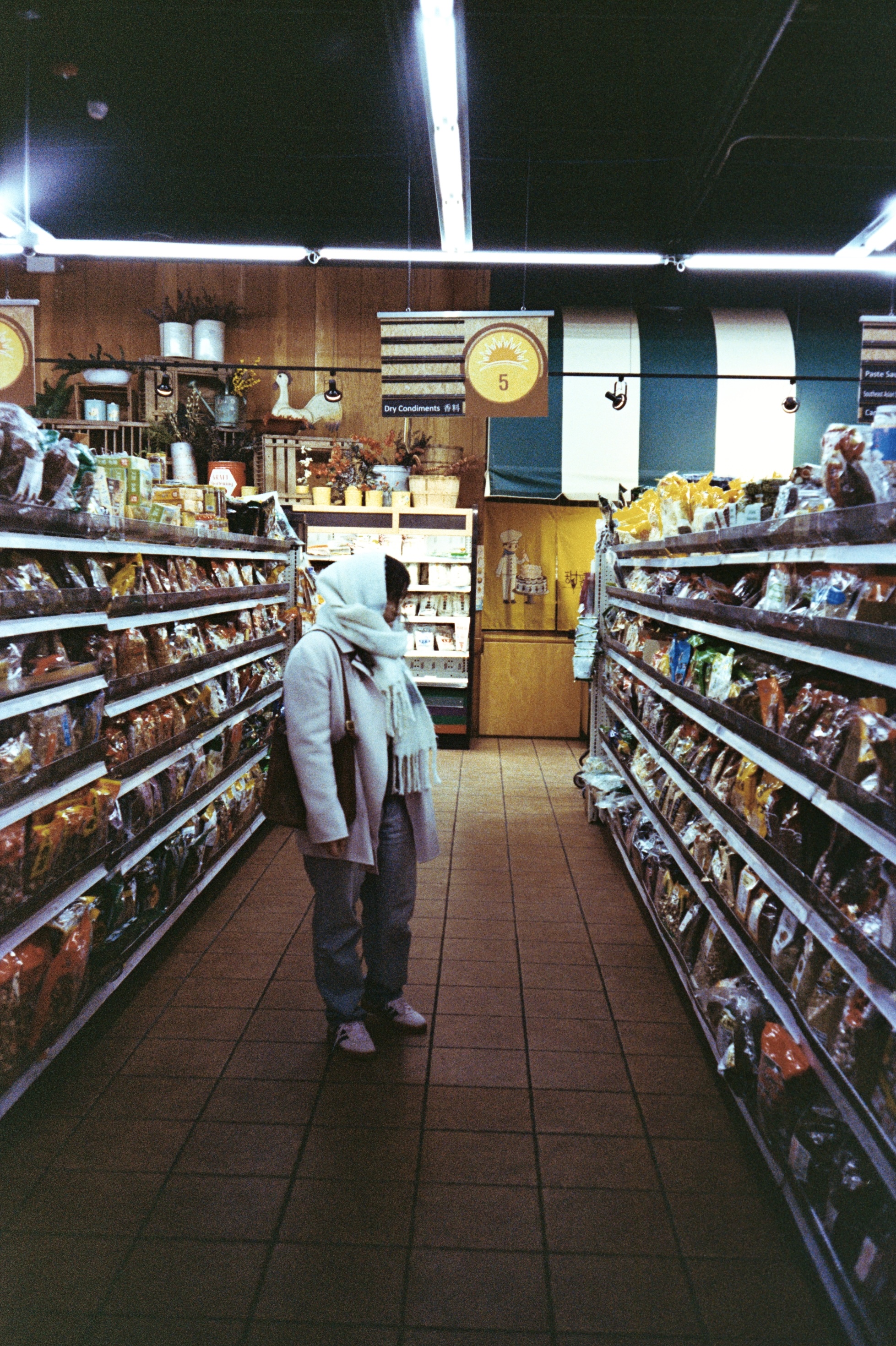 Woman at grocery