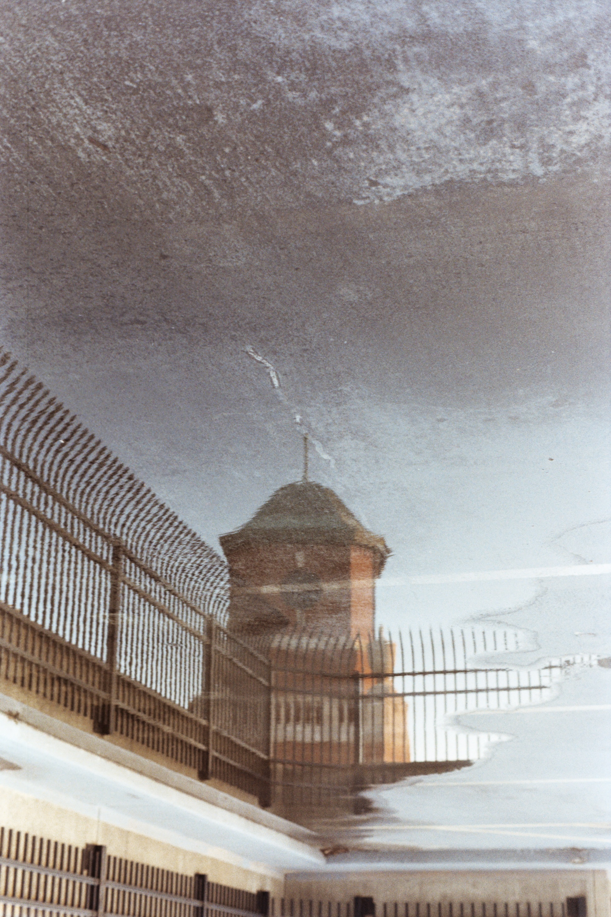 Tower reflection